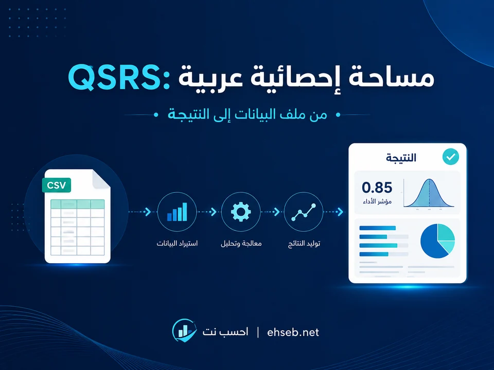 QSRS: مساحة إحصائية عربية ترافق الباحث من ملف البيانات إلى النتيجة