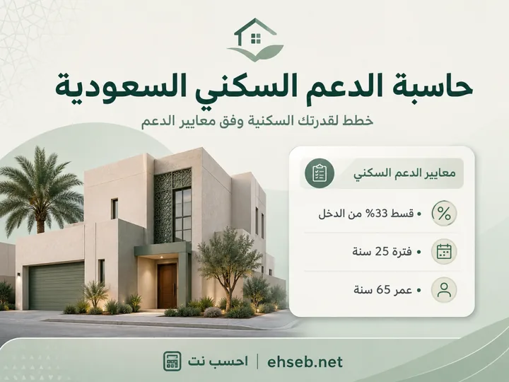 حاسبة الدعم السكني السعودية